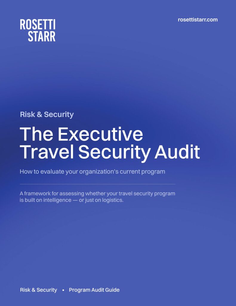 The Executive Travel Security Audit